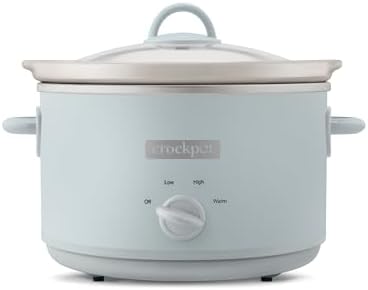 4.5 Quart Manual Slow Cooker – Macaroon Blue - Curated Catalog O9
