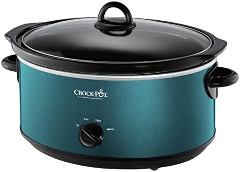 7 Quart Manual Slow Cooker – Turquoise - Curated Catalog A8