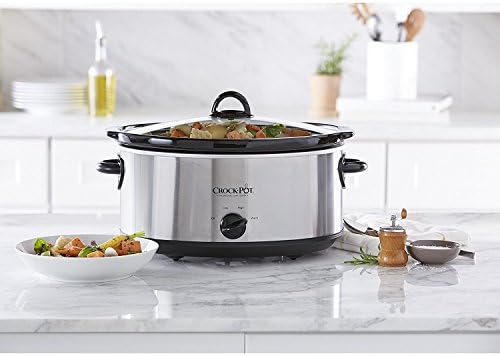 7 Quart Oval Manual Slow Cooker – Stainless Steel - Curated Catalog V8