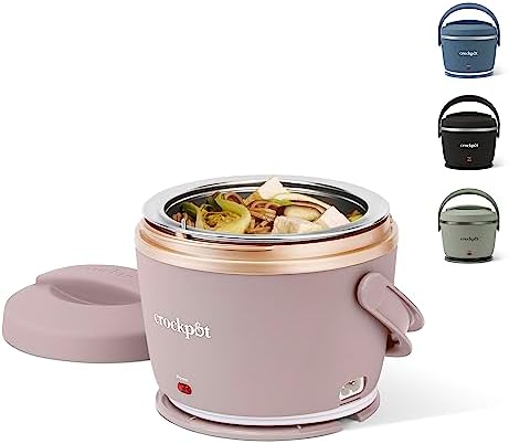 Electric Lunch Box Food Warmer 20oz – Blush Pink - Curated Catalog M6