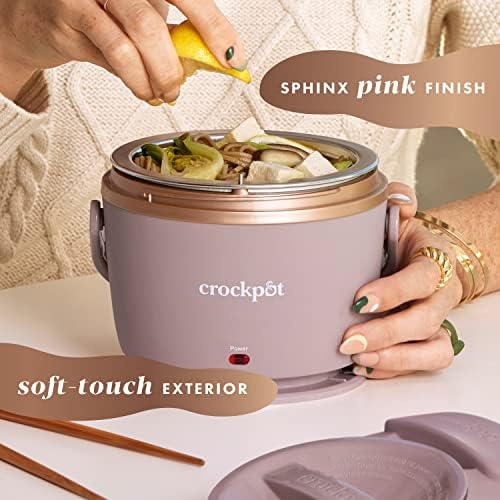 Electric Lunch Box Food Warmer 20oz – Blush Pink - Curated Catalog M6