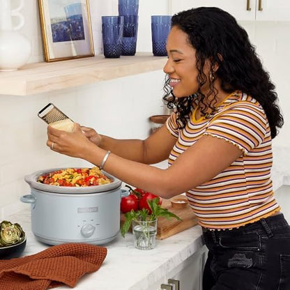 4.5 Quart Manual Slow Cooker – Macaroon Blue - Curated Catalog O9