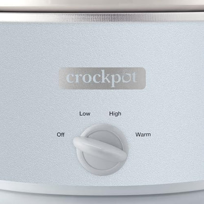 4.5 Quart Manual Slow Cooker – Macaroon Blue - Curated Catalog O9