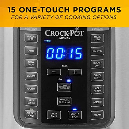 Express Crisp 8 Quart 10-in-1 Pressure Cooker - Curated Catalog W4