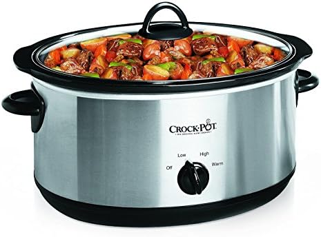 7 Quart Oval Manual Slow Cooker – Stainless Steel - Curated Catalog V8