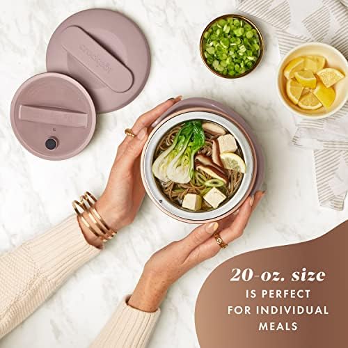Electric Lunch Box Food Warmer 20oz – Blush Pink - Curated Catalog M6